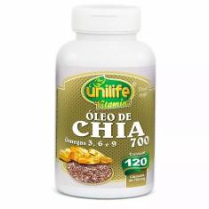 Imagem de Óleo de Chia 700mg 120 Cápsulas Unilife