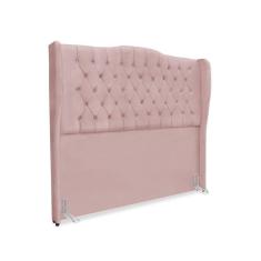 Imagem de Cabeceira De Cama Box Casal 140 Cm Dubai Premium - Veludo Rose
