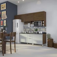 Imagem de Cozinha Completa Bartira Rubi com 9 Portas, 3 Gavetas e 5 Prateleiras - 280cm de largura