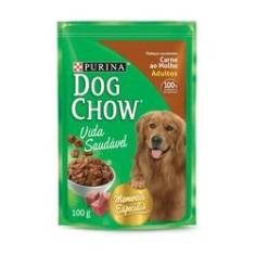 Imagem de Ração Úmida Nestlé Purina Dog Chow Sachê Carne Para Cães Adultos - 100 G