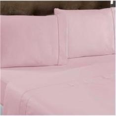 Imagem de Jogo de Lençol Casal Queen 4 Peças  100% Algodão Percal 200 Fios Toque Macio