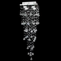 Imagem de Lustre De Cristal Mie Quadrado 28X28X90Cm - Jp/Mie/28