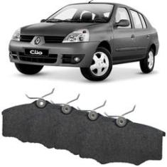Imagem de Kit Pastilha Freio Renault Clio Sedan 2000 A 2009 Dianteira Syl