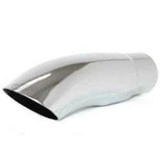 Imagem de Ponteira Descarga Caminhão Cromada 2 Polegada Curva 25cm S39