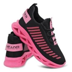 Imagem de Tênis Esportivo Academia Corrida Caminhada Leve Confortável-Feminino