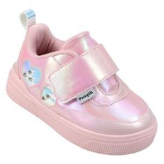 Imagem de Tênis Infantil Pampili Yumi 721.005 Led Holográfico-Feminino