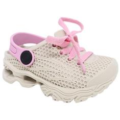 Imagem de Babuche Infantil Menina Tenis Delicado Leve Macio Antiderrapante Flexi