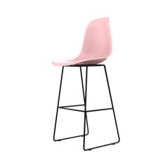 Imagem de Banqueta Eames Quad Rosa E Preta