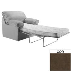 Imagem de Sofá-cama 1 Lugar MH-1456 Herval Colchão Solteiro Marrom K