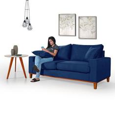 Imagem de Sofá Living Istambul Em Suede Essencial Estofados