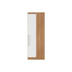 Imagem de Modulo De Quarto Casal Guarda Roupa Canto Modena 78000 C 1 Porta Amendola Branco Demobile