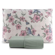 Imagem de Jogo de Lençol Malha 2 Peças Solteiro Algodão Melani