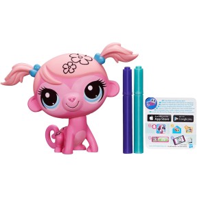 boneca littlest pet shop deco pets minka mark hasbro
