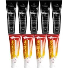 Imagem de Kit 5 Gel Cartilagem De Tubarão Com 18 Ervas 150G + 4 Pomada Massagead