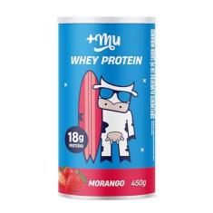 Imagem de +Mu Pote Whey Concentrado Sabor Morango 18g Proteína - 450g