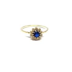 Imagem de Anel ouro 18K  com pedras - Elegancy Joias