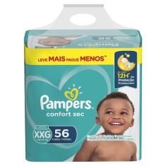 Imagem de Fralda Pampers Confort Sec Super Tamanho XXG 56 Tiras