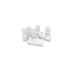 Imagem de Fechamento de Cozinha Modulado Kit 8Un Pés Madeira P/ Balcão Branco - Henn
