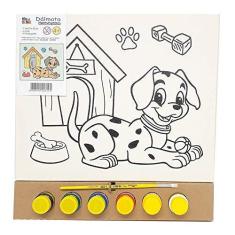 Imagem de Kit Pintura Tela 25x30 cm - Dálmata - Kits for Kids