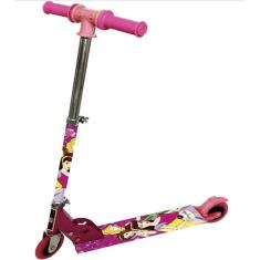 Imagem de Patinete Infantil 50Kg Donzelas Dobrável Rosa Lotus