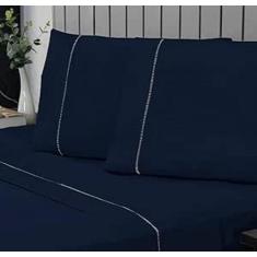 Imagem de Jogo De Cama King 100% Algodão 3 Peças Linha Luxuoso - Gaby Enxovais