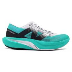 Imagem de Tênis New Balance FuelCell Rebel V4 Feminino, Azul turquesa, Branco, 3