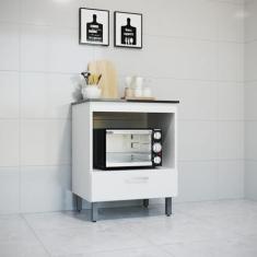 Imagem de Balcão Forno com Tampo 86,5cm X 70cm X 53,5cm Branco