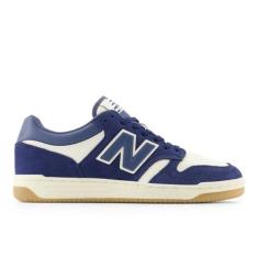 Imagem de New Balance Tênis masculino 480, Nb azul marinho/linho/índigo vintage, 39