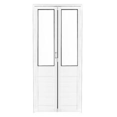 Imagem de Porta Camar o Lambril Branco C/vidro C/trinco 2.10x0.80 Lado