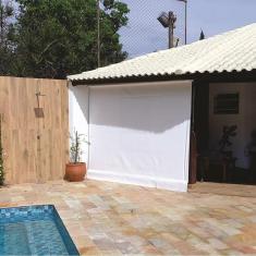 Imagem de Toldo Cortina Branco - 3,30m x 3,00m - kit completo