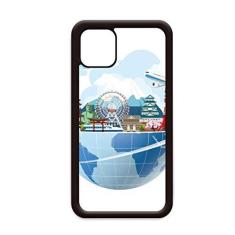 Imagem de Capa de viagem Japan Sakura Plane para iPhone 12 Pro Max para Apple Mini Mobile Case Shell