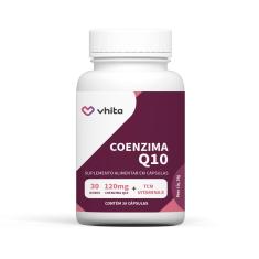Imagem de Coenzima Q10 Vhita 120 mg Ubiquinona Importada cápsulas 