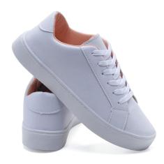 Imagem de Tênis Feminino Casual Confortável Antiderrapante Cadarço-Feminino