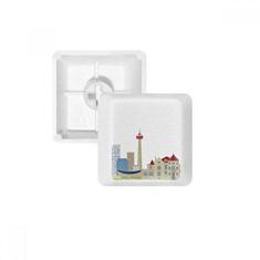 Imagem de Canada Landmark and City TV Tower teclado mecânico PBT kit de atualização para jogos