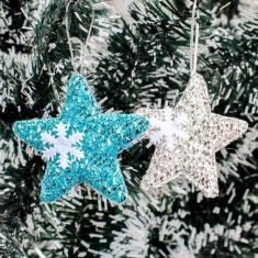 Imagem de Kits Variados De Enfeites De Natal Pinha / Estrela/ Ponteira