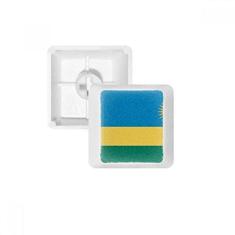 Imagem de Rwanda National Flag Africa Country Keycap teclado mecânico PBT Gaming Upgrade Kit