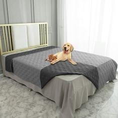 Imagem de Capa para cama de cachorro à prova d'água Ameritex cobertor de animal de estimação para sofá de cama de móveis, reversívelAmeritex 68x82 Inches