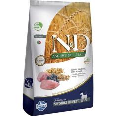 Imagem de Ração Farmina N&D Ancestral Grain Cordeiro Cães Adultos Raças Médias - 10,1 Kg