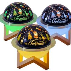 Imagem de Umidificador Natalino Ultrassónico Luminária 2 Em 1 250ml - Luatek