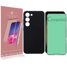 Imagem de Capa Capinha Aveludada Compativel Galaxy S23 Plus S916 + Pelicula De C