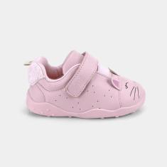 Imagem de Tênis Infantil Bibi Fisioflex Originals Rosa de Gatinho-Feminino