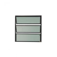 Imagem de Vitro Basculante De Alumínio 0,40 X 1,00 Linha Soft Cor Preto