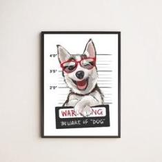 Imagem de Quadro Decorativo Dog Prisioneiro