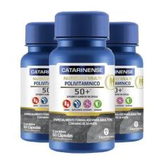 Imagem de Kit 3 Polivitamínico Sênior Catarinense 60 cápsulas