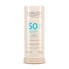 Imagem de Protetor Solar Stick C/ Base Media 50 Fps Matte Sunless 12G - Farmax