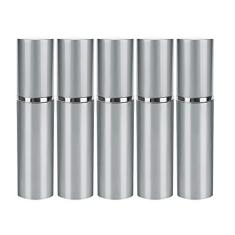 Imagem de Galori Frasco de mini perfume 5 PCS 10ml Mini Frasco de Perfume recarregável Atomizador de alumínio portátil Frasco spray de perfume Recipiente cosmético para viagens