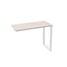 Imagem de Mesa Complemento 90X45 Pandin P25tub - Nogueira/Branco