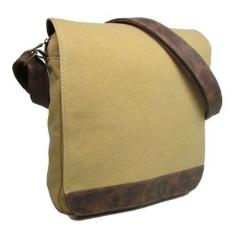 Imagem de Bolsa Pasta Carteiro Reforçada Unissex Casual Escolar Trabalho      - 