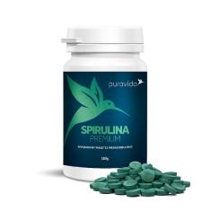 Imagem de Puravida Spirulina Premium 500mg com 200 tabletes 200 Tabletes