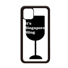 Imagem de Outline of Singapura Sling para iPhone 12 Pro Max Capa para Apple Mini Mobile Case Shell